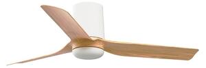 FARO 33833 - Stropni ventilator MINI PUNT TUB S rjava/bela pr. 90 cm + Daljinski upravljalnik