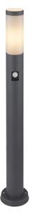 Globo 31588AS - Zunanja senzorska svetilka BOSTON 1xE27/15W/230V IP44 80cm