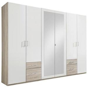 Modern Living Omara S Klasičnimi Vrati Freiburg, Bela, Barva Hrasta