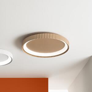 Luce Ambiente Design LED stropna svetilka Niike, zlata barva, Ø 50 cm, kovina, CCT, Zlata / medeninasta, Dnevna soba / jedilnica, Kovina, Sodobni