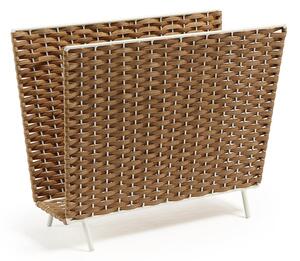 Stojalo za časopise iz umetnega ratana Shibori – Kave Home