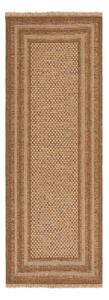 Zunanji tekač v naravni barvi 80x230 cm Layla Border – Flair Rugs