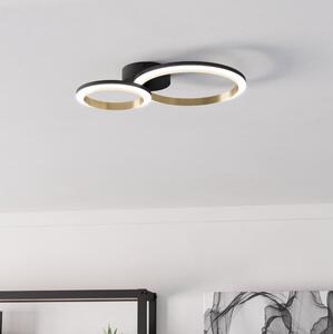 Eglo 901223 - LED Zatemnitvena stropna svetilka CALLIERA LED/12W/230V črna/zlata