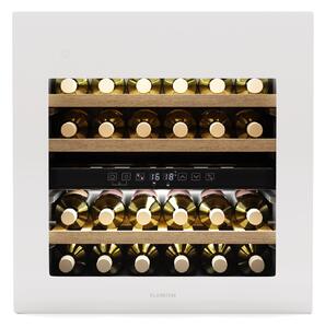 Klarstein Rhone 36 Duo hladilnik za vino, 36 steklenic, LED nadzor, push-to-open, tih
