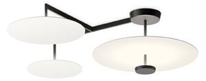 Vibia Flat LED stropna svetilka 4-svetlobna Ø 55 cm bela