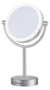 Sencor kozmetično ogledalo LED/5W/230V iz nerjavečega jekla