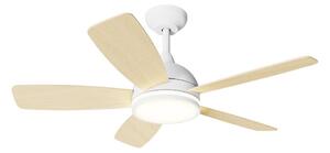 Aigostar-LED Zatemnitveni stropni ventilator 20W/230V 2700-6500K 132cm+RC bela/bež