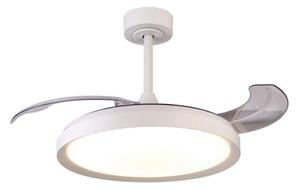 Aigostar-LED Zatemnitveni stropni ventilator LED/50W/230V 2700-6500K 106cm+Daljinski upravljalnik bela