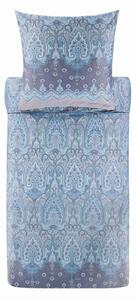 POSTELJNINA ISOLABELLA 200/200 cm saten pastelno modra