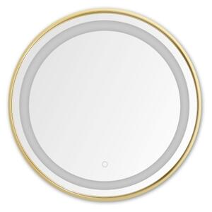 Zuma Line D251801-LED Kopalniško ogledalo s osvetlitvijo 24W/230V 3000/4000/6000K IP44 zlata