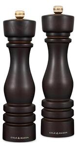 Cole&Mason - Set mlinčkov za sol in poper LONDON 2 kom. 22 cm bukev/rjava