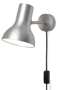 Anglepoise Type 75 Mini Metallic plug silver