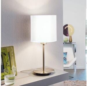 Eglo 54744 - Namizna svetilka ANADIA 1xE14/40W/230V bela/mat krom