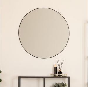 Atmosphera - Stensko ogledalo ALICE pr. 76 cm črna