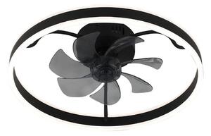 Rabalux 71337-LED Zatemnitvena stropna svetilka z ventilatorjem FANFY 40W/230V 3000/4000/6000K+ Daljinski upravljalnik