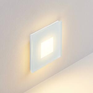 Molto Luce LED svetilka za vgradnjo Wall R68 Glass SQ, bela, aluminij, CCT