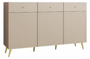 Komoda Comfivo K101, Beige, 92x150x42cm