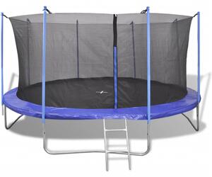 VidaXL Trampolin 5-delni komplet 4,57 m