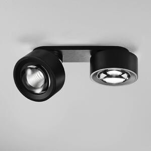 Egger LED reflektor Clippo Optic Duo, črna/črna, 2 luči DTW