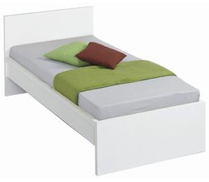 POSTELJA 90 cm x 200 cm , leseni material bela