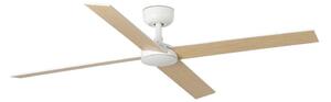 FARO 34355 - Stropni ventilator RUDDER L bež/bela pr. 132 cm + Daljinski upravljalnik