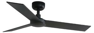 FARO 34296WT - Stropni ventilator RUDDER S črna pr. 106 cm WT + Daljinski upravljalnik
