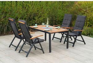 Gardenson Vrtna Garnitura Tilos, 5-Delno, Masivno, Vklj.blazine