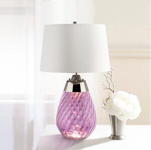 Elstead LENA-TL-S-PLUM-OWSS-LED Namizna svetilka LENA 1xE27/60W/230V+1xGU10/7W roza