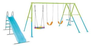 Intex Gugalnica s toboganom Deluxe (Š x Do: 200 x 442 cm, Jeklo)