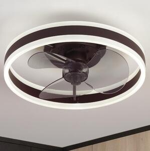 Brilagi-LED Zatemnitvena svetilka z ventilatorjem LED/30W/230V 3000-6500K črna + Daljinski upravljalnik