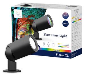 LED zunanji reflektor Flores XL, IP44, CCT, RGB