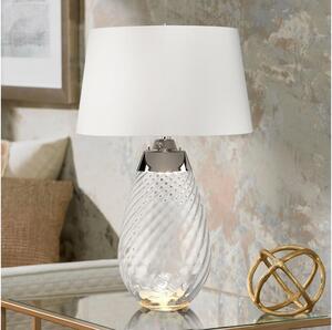 Elstead LENA-TL-L-SMOKE-OWSS - LED Namizna svetilka LENA 1xE27/40W/230V 74 cm bela