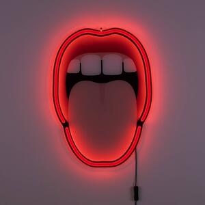 SELETTI LED dekorativna stenska svetilka Tongue, 41x58cm