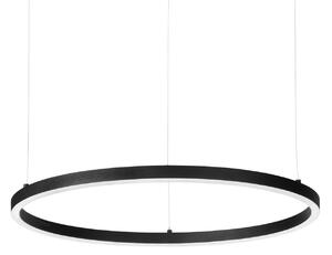 Ideal Lux LED viseča svetilka Oracle Slim Ø 90 cm črna 3.000 K