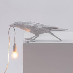 SELETTI Bird Lamp LED dekorativna namizna svetilka igriva bela