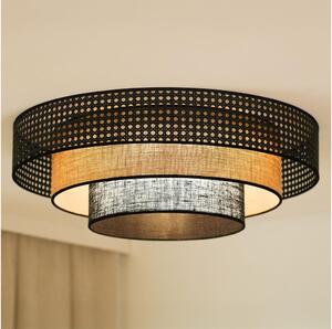 Brilagi - LED Stropna svetilka DAKOTA LUNETA LED/12W/230V pr. 60 cm črna/bež