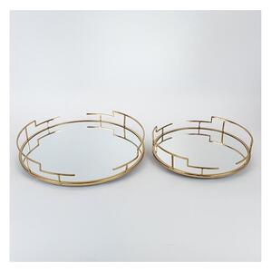 SET 2x Okrasni pladenj pr. 39/30,5 cm