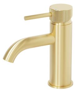 BATH DELUXE 28-005-03-70-00 -Pipa za umivalnik ANHOLT 15,6 cm brušena medenina