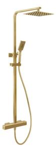 BATH DELUXE 31-120-06-70-00 - Tuš set s termostatsko pipo NAESBY brušena medenina