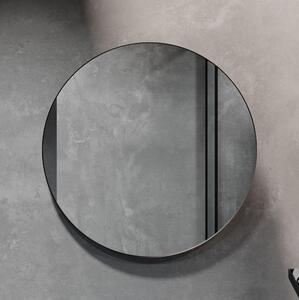 BATH DELUXE 01-080-09-02-00 - Kopalniško ogledalo BORGSTED pr. 80 cm črna