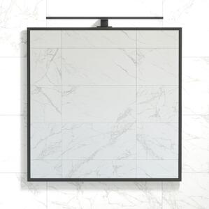 BATH DELUXE 01-080-05-02-00 - Kopalniško ogledalo BORGSTED 80x80 cm črna