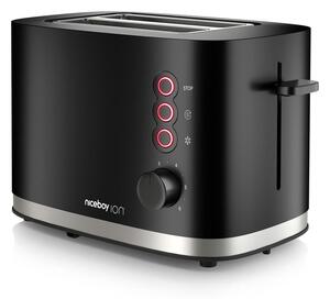 Niceboy ION Cruncher C3 - Toaster z dvema luknjama in roaster 870W/230V črna