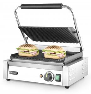 Kontaktni Žar 'Panini', Rebrast, 230V/2200W, (432x396x214mm)