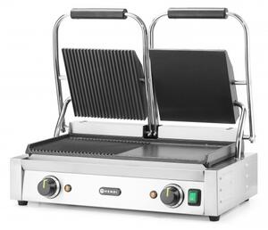 Dvojni Kontaktni Žar, Gladka/Rebrasta, 230V/3600W, (570x395x510mm)