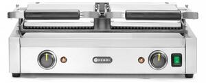Dvojni Kontaktni Žar, Rebrasta/Gladka, 230V/3600W, 570x395x510mm