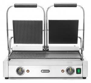 Dvojni Kontaktni Žar, Gladka/Rebrasta, 230V/3600W, (570x395x510mm)