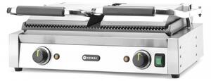 Dvojni Kontaktni Žar, Rebrast, 230V/3600W, (570x395x510mm)