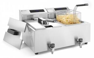 Digitalna Električna Friteza Profi Line z Odtočno Pipo 16L, 230V/7000W, (605x515x350mm)