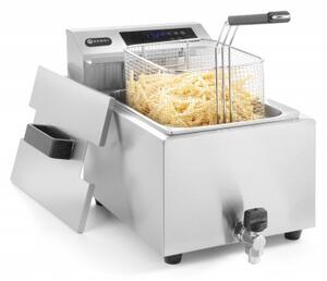 Digitalna Električna Friteza Profi Line z Odtočno Pipo 8L, 230V/3500W, (305x515x345mm)