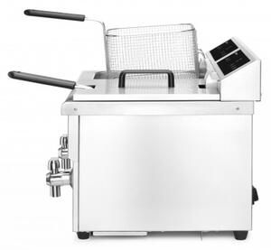 Indukcijska Friteza z Odtočno Pipo 16L, 230V/7000W, (577x609x410mm)